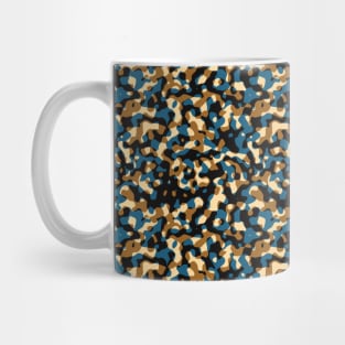 brown camouflage print Mug